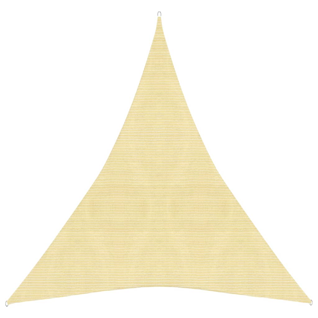 VidaXL Zonnezeil 160 g m² 3x4x4 m HDPE beige