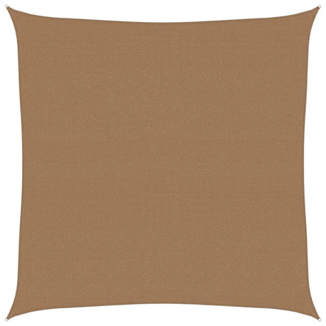 VidaXL Zonnezeil 160 g m² 4x4 m HDPE taupe