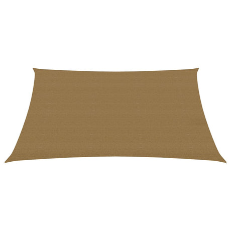 VidaXL Zonnezeil 160 g m² 3x4 m HDPE taupe