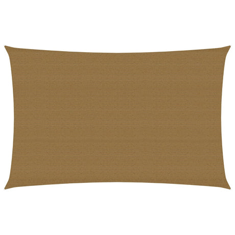 VidaXL Zonnezeil 160 g m² 3x5 m HDPE taupe