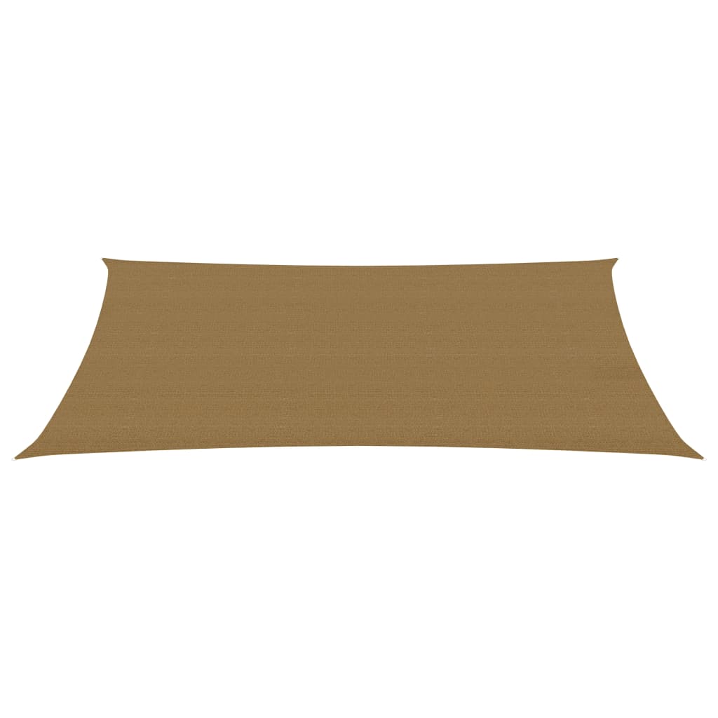 VidaXL Zonnezeil 160 g m² 3x5 m HDPE taupe