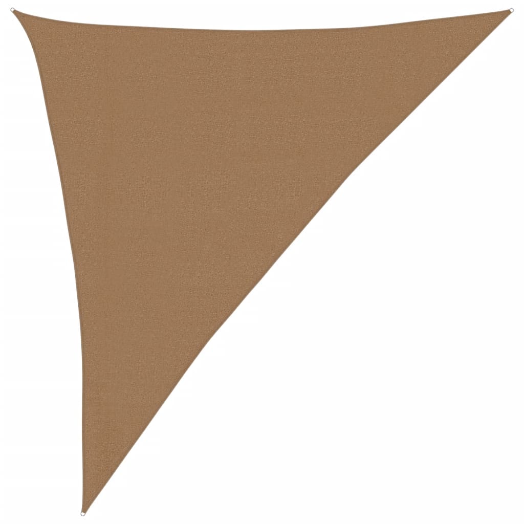 Vidaxl Zonnezeil 160 g m² 3x4x5 m hdpe taupe