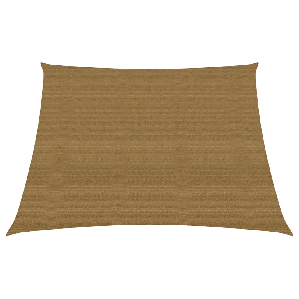 VidaXL Zonnezeil 160 g m² 3 4x3 m HDPE taupe