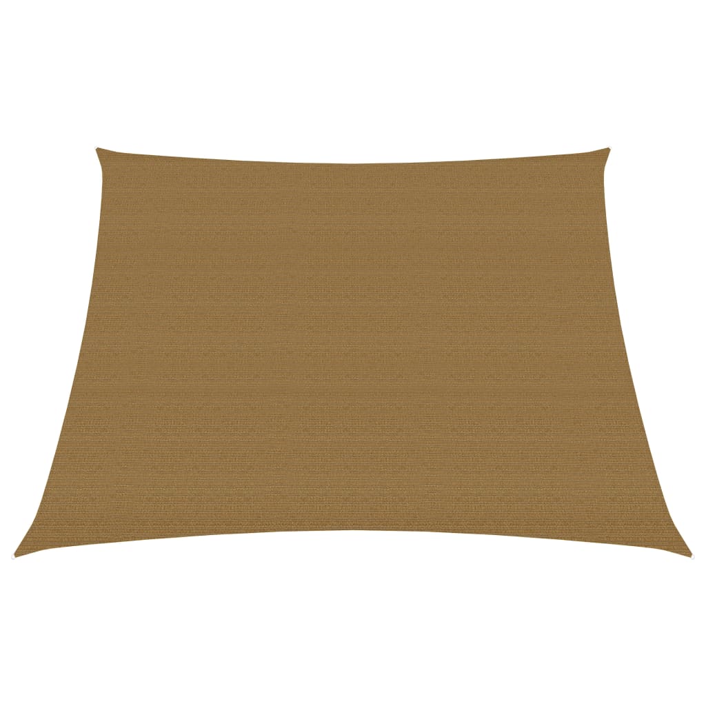 VidaXL Zonnezeil 160 g m² 4 5x3 m HDPE taupe