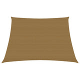 VidaXL Zonnezeil 160 g m² 4 5x3 m HDPE taupe