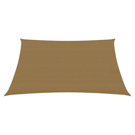 VidaXL Zonnezeil 160 g m² 4 5x4 m HDPE taupe