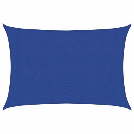 VidaXL Zonnezeil 160 g m² rechthoekig 3x4,5 m HDPE blauw