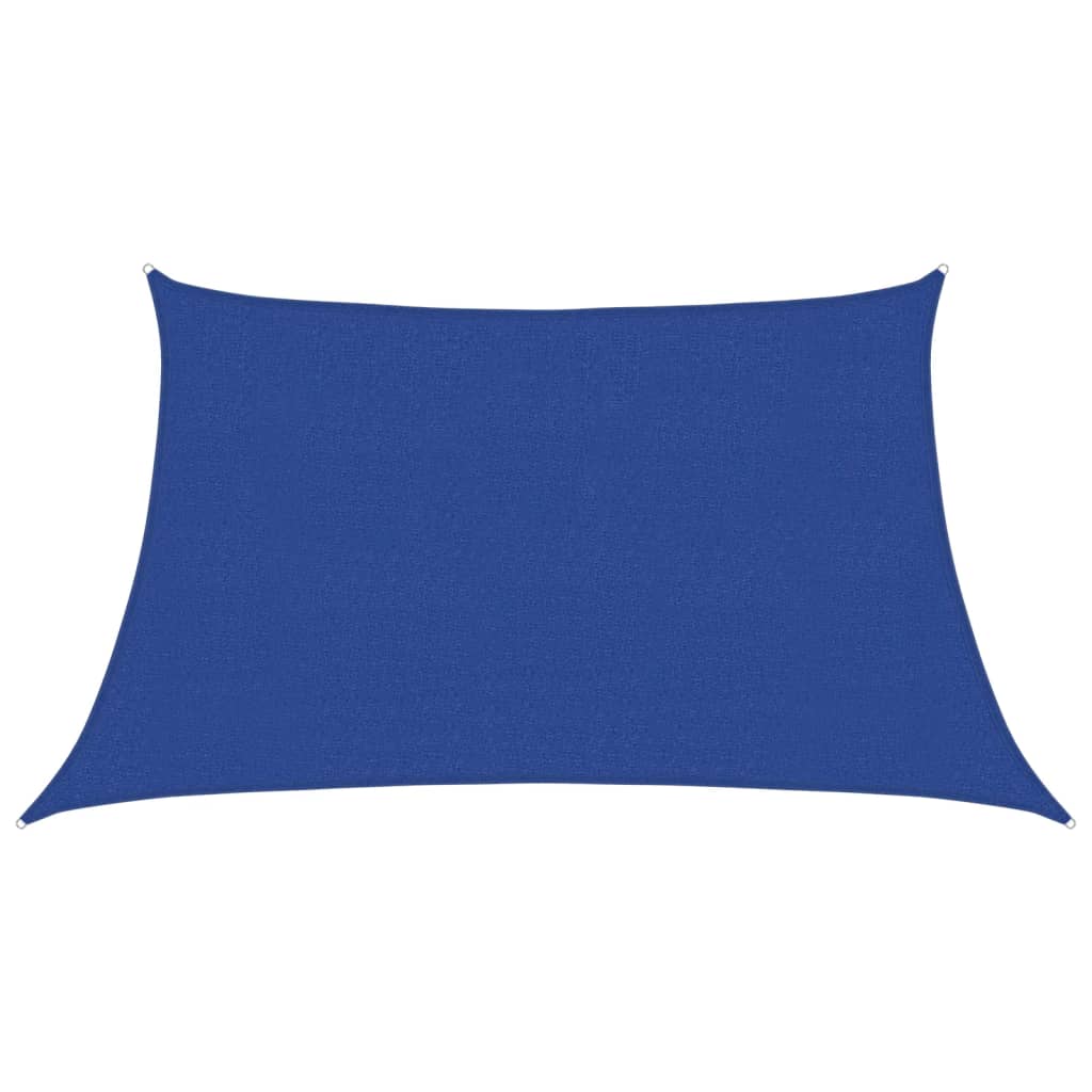 VidaXL Zonnezeil 160 g m² 3 4x2 m HDPE blauw