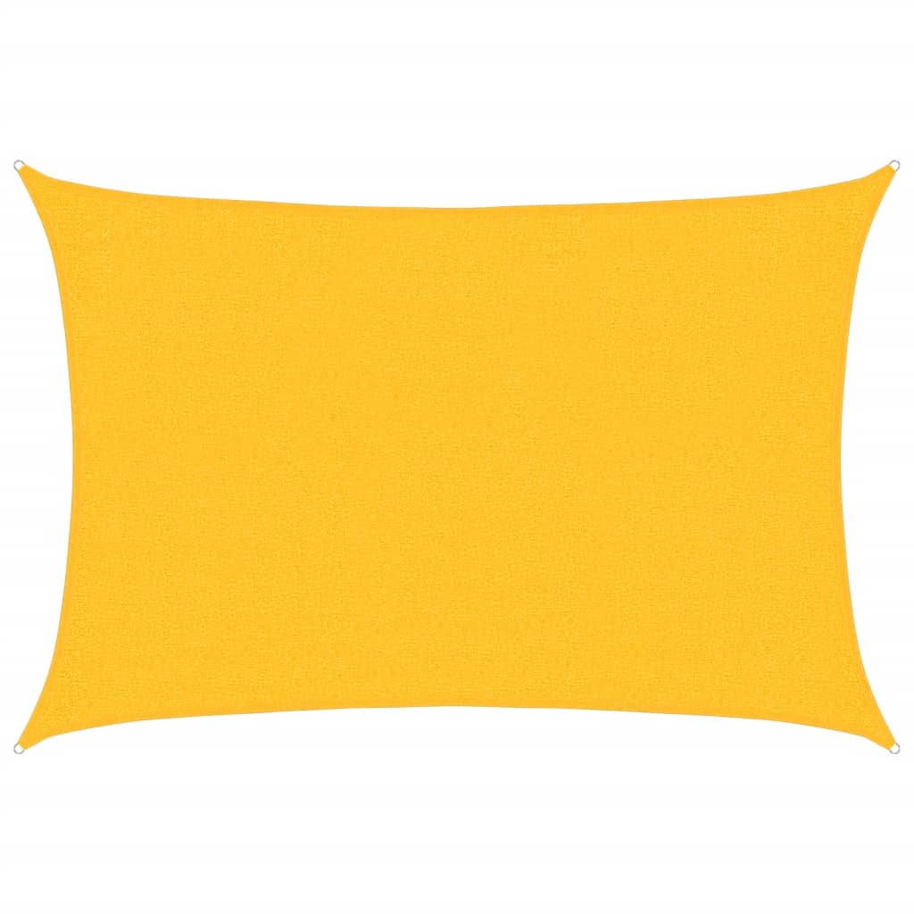 Vidaxl Zonnezeil 160 g m² rectangulaire 2x3 m jaune HDPE