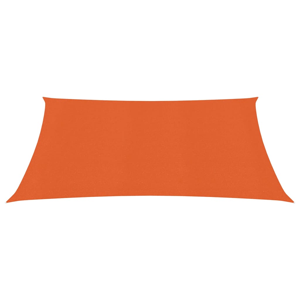 VidaXL Zonnezeil 160 g m² 3x3 m HDPE oranje