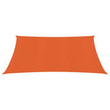 VidaXL Zonnezeil 160 g m² 3x3 m HDPE oranje