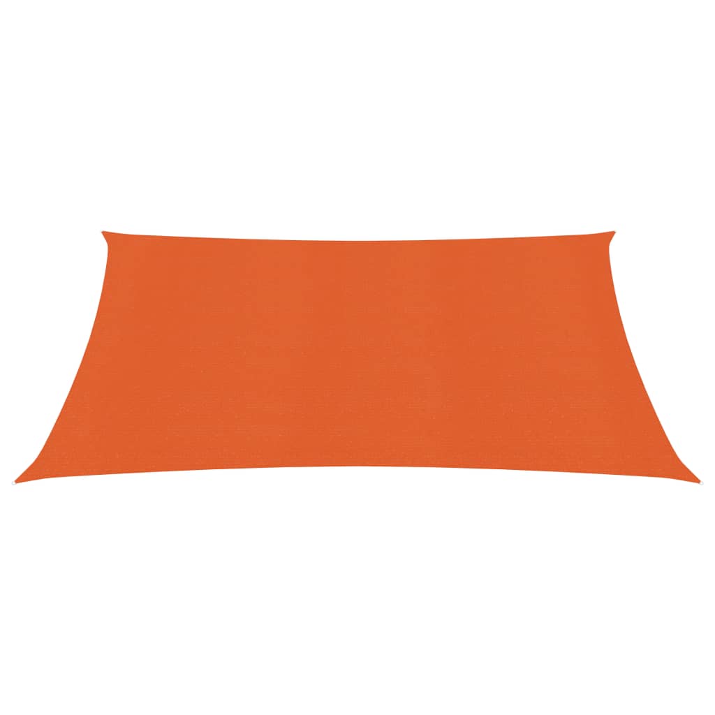 VidaXL Zonnezeil 160 g m² 2,5x3 m HDPE oranje