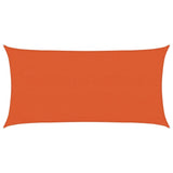 VidaXL Zonnezeil 160 g m² rechthoekig 3x6 m HDPE oranje