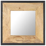 Vidaxl Mirror 50x50 cm de madera de mango sólida