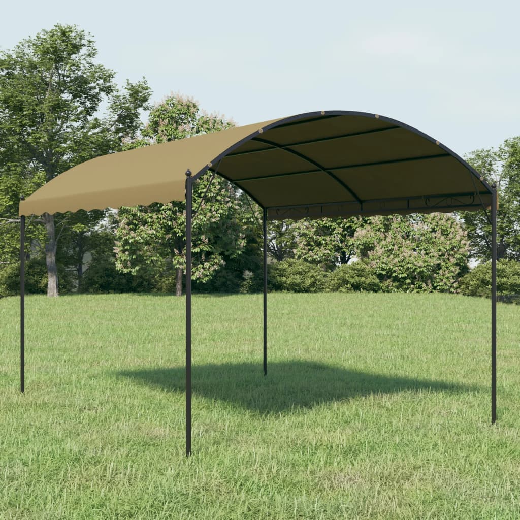 Vidaxl arbor 180 g m² 4x3x2.6 m Taupe