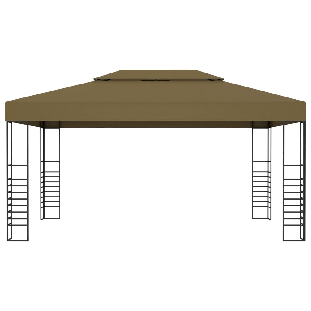 Vidaxl arbor 180 g m² 3x4 m taupe