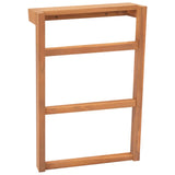 Rack di asciugamani vidaxl 2 pezzi in teak solido