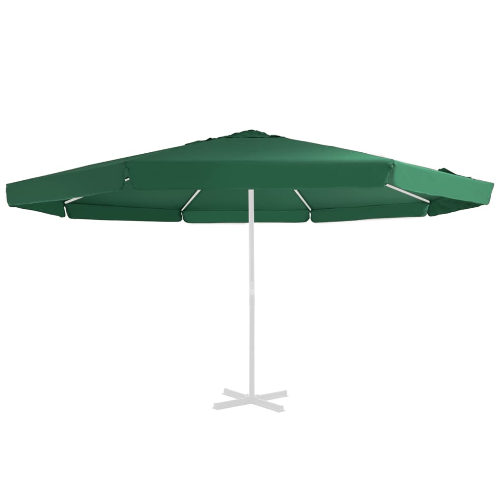 VidaXL Vervangingsdoek voor parasol 500 cm groen