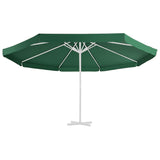 VidaXL Vervangingsdoek voor parasol 500 cm groen