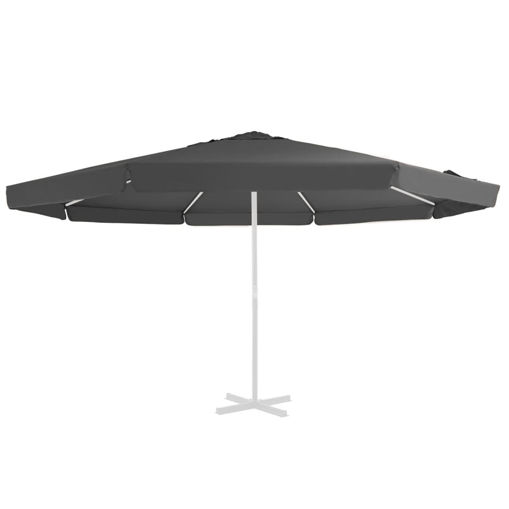 Nadomestna krpa za vidaxl za antracit za parasol 500 cm -obarvana