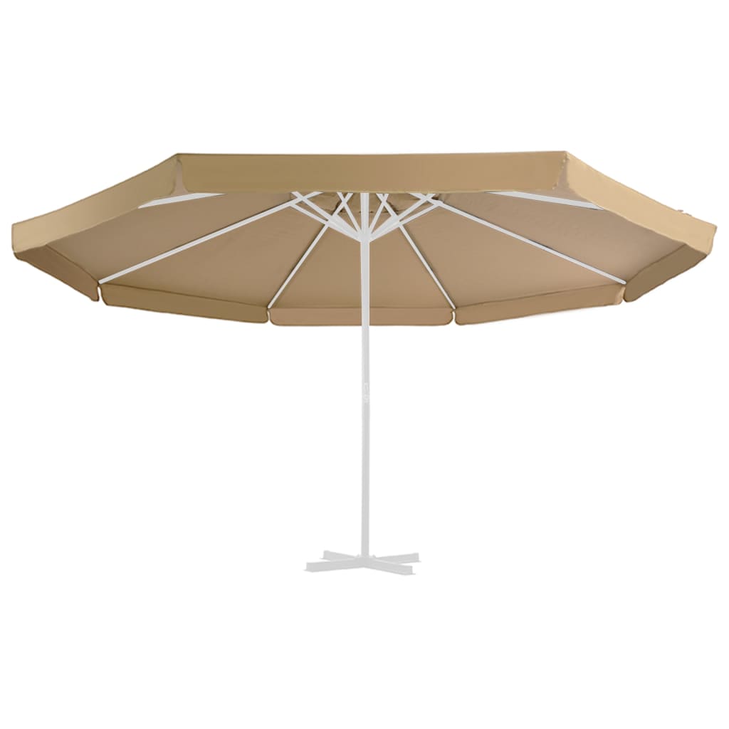 Vidaxl ersättare för parasol 500 cm taupe