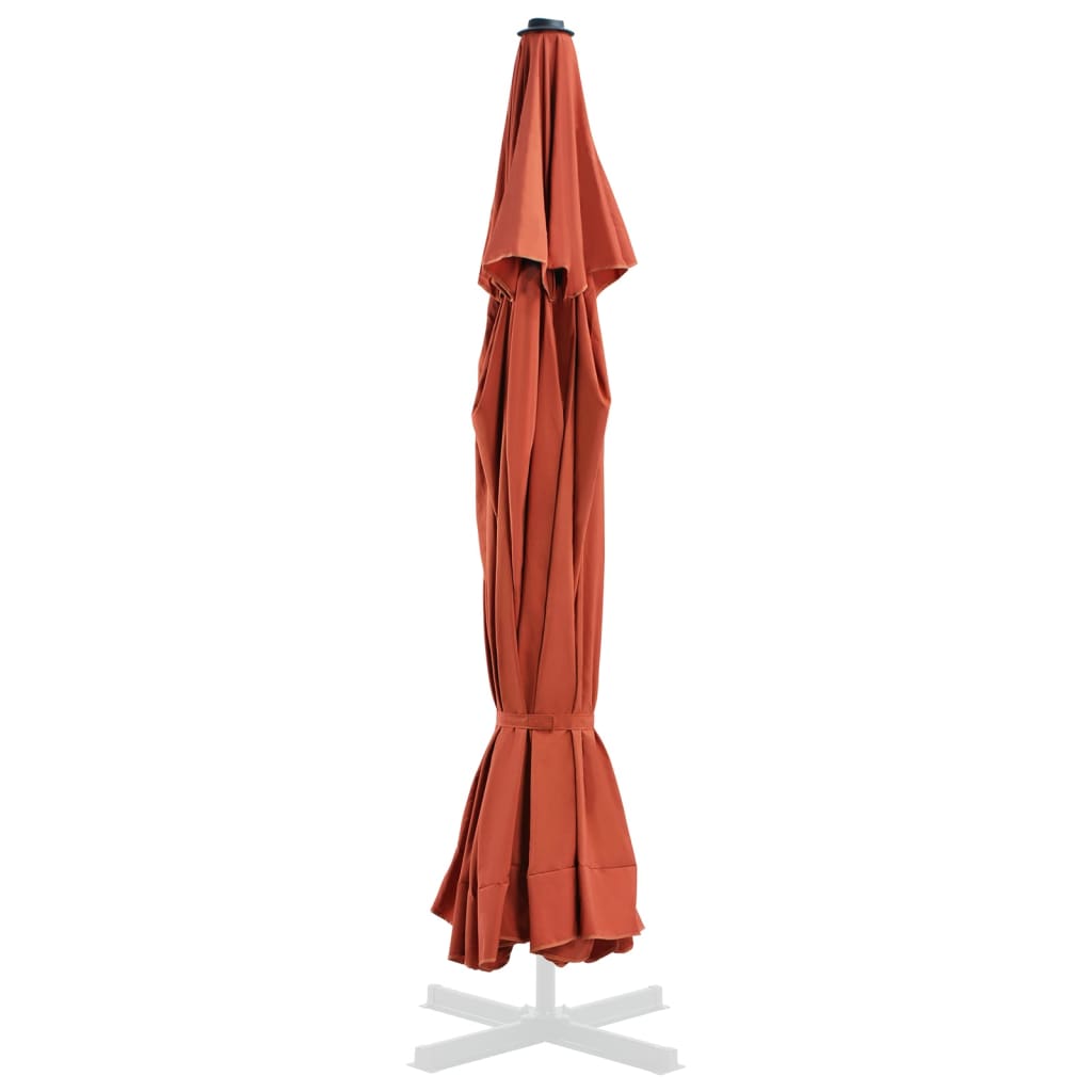 Vidaxl replacement cloth for parasol 500 cm terracotta -colored