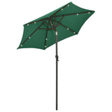 Vidaxl Parasol z oświetleniem LED 200x211 cm Green