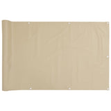 Vidaxl balkongskärm 90x500 cm oxford tyg beige