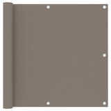 Vidaxl Balkon Écran 90x300 CM Oxford Stoff Taupe