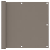 Vidaxl Balkon Écran 90x500 cm Oxford Stoff Taupe