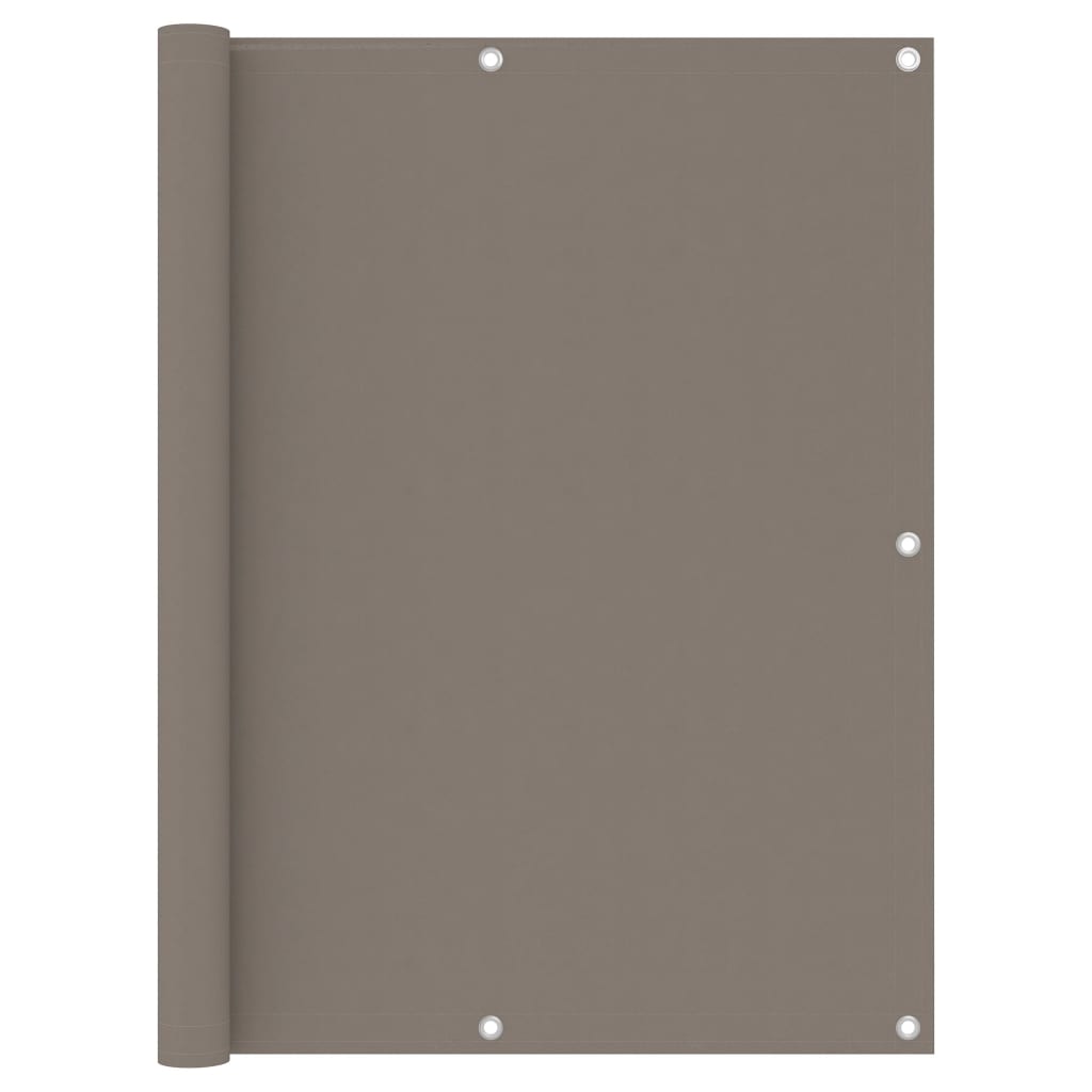 VidaXL Balkonscherm 120x300 cm oxford stof taupe