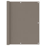 VidaXL Balkonscherm 120x300 cm oxford stof taupe