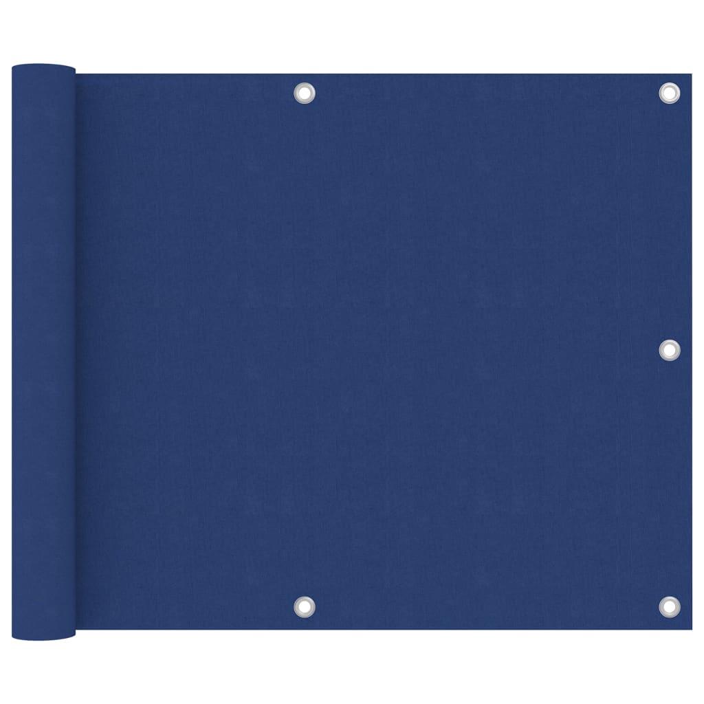 VidaXL Balkonscherm 75x600 cm oxford stof blauw