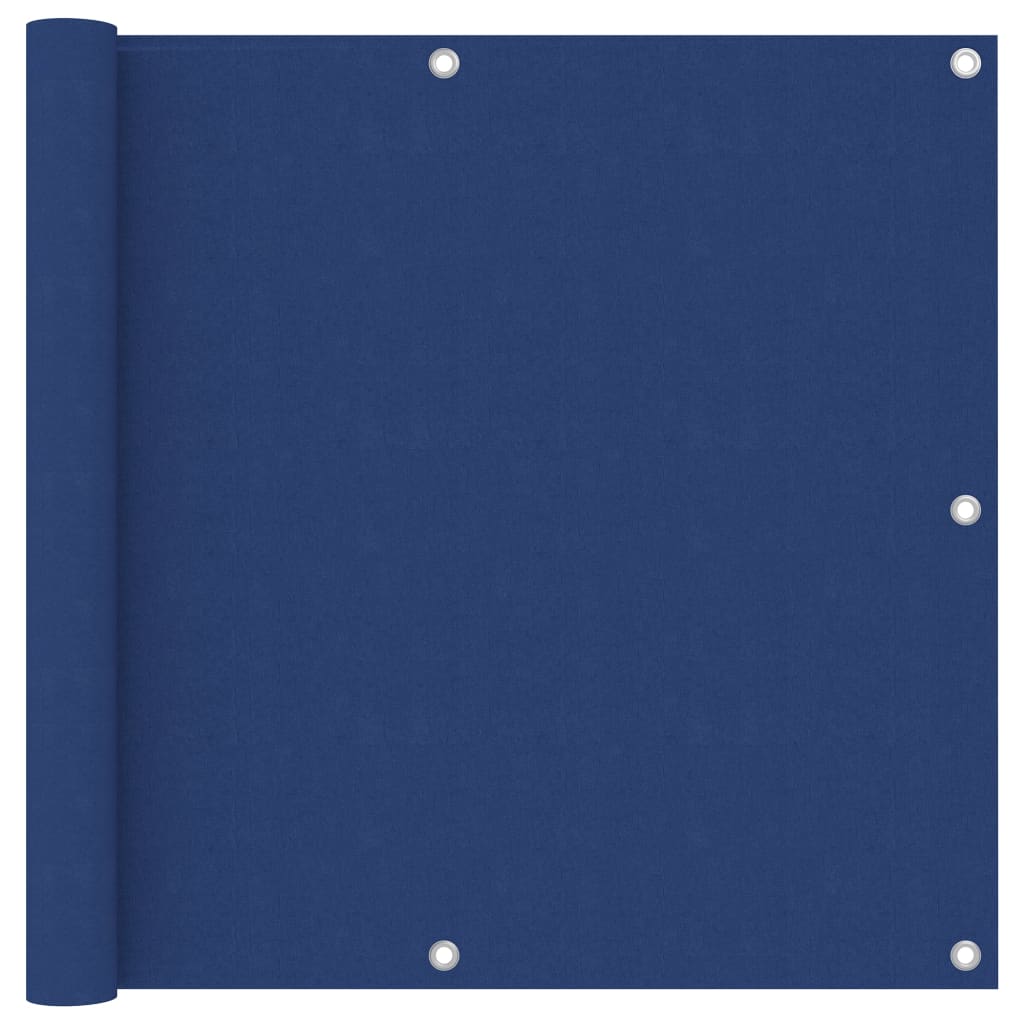 VidaXL Balkonscherm 90x500 cm oxford stof blauw