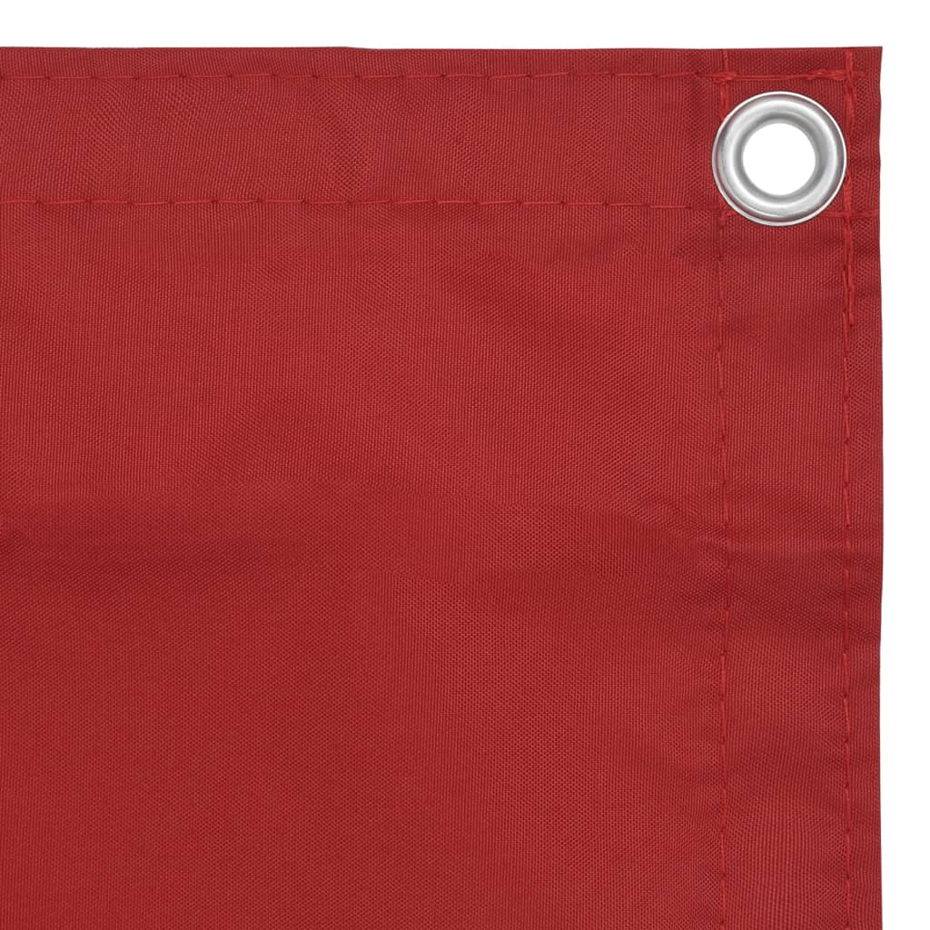 Pantalla de balcón Vidaxl 90x300 cm Oxford Fabric Red