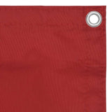 Vidaxl Balcony ekran 90x300 cm Oxford Fabric Red