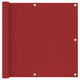 Vidaxl Balcony Schermata 90x500 cm tessuto Oxford rosso