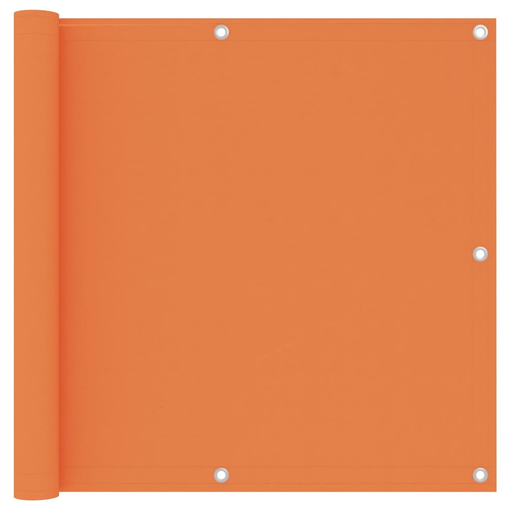 Pantalla de balcón Vidaxl 90x300 cm Oxford Fabric Naranja