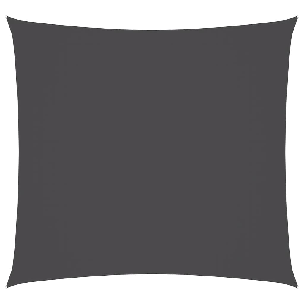 Vidaxl Sunshade Square 3x3 M Oxford Fabric Anthracite -farvet