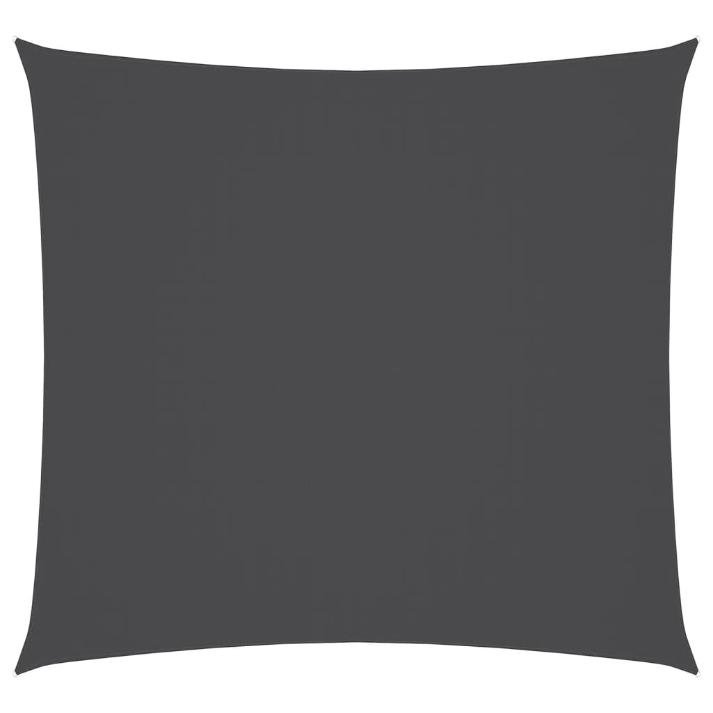 Vidaxl Sunshade Square 4x4 M Oxford Fabric Anthracite -farget