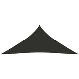 Vidaxl Sunshade Triangular 5x6x6 M Oxford Fabric Anthracite -colored