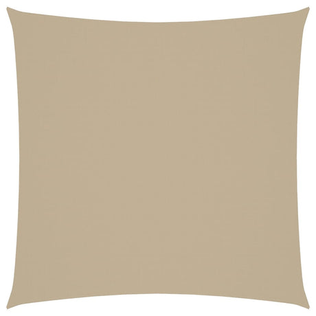 VidaXL Zonnescherm vierkant 5x5 m oxford stof beige