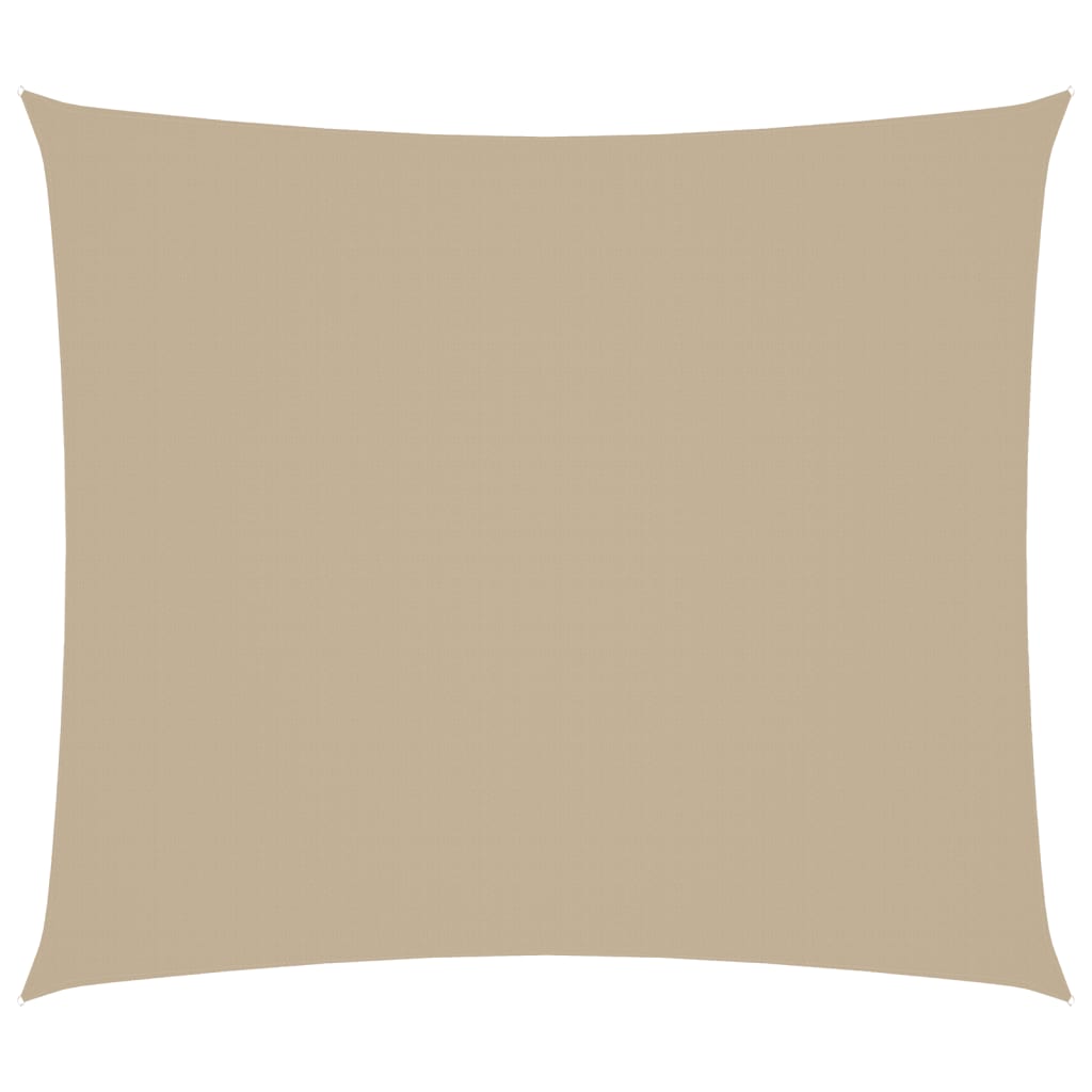 VidaXL Zonnescherm rechthoekig 2,5x3 m oxford stof beige