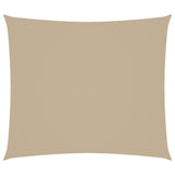 VidaXL Zonnescherm rechthoekig 2,5x3 m oxford stof beige