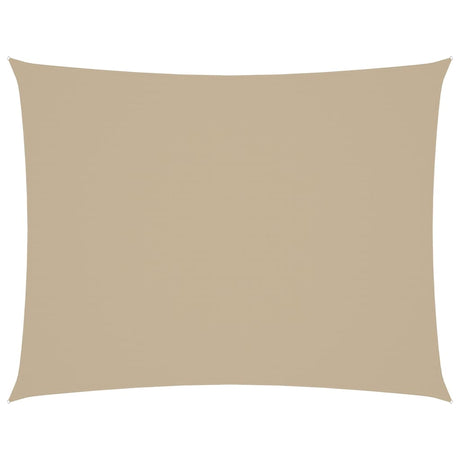 VidaXL Zonnescherm rechthoekig 2,5x3,5 m oxford stof beige