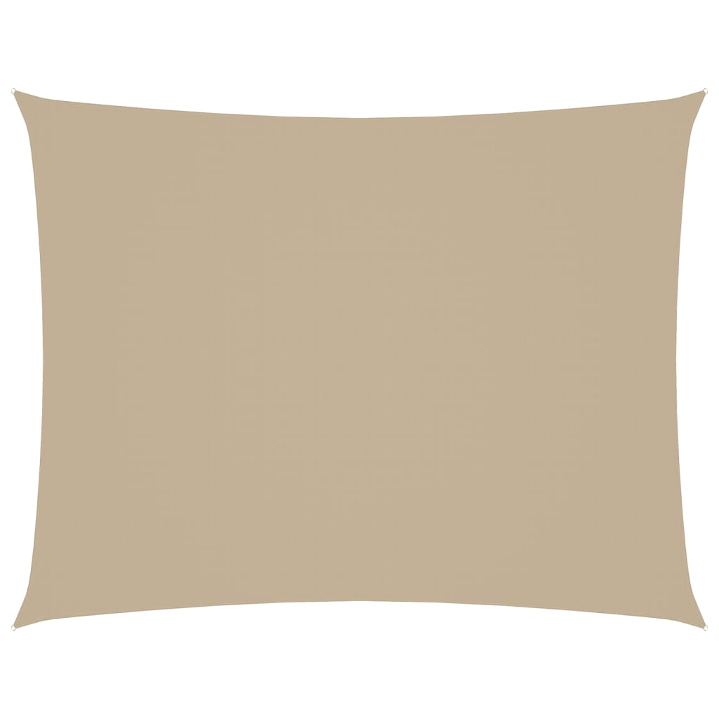 VidaXL Zonnescherm rechthoekig 2,5x4 m oxford stof beige