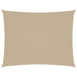 VidaXL Zonnescherm rechthoekig 2,5x4 m oxford stof beige