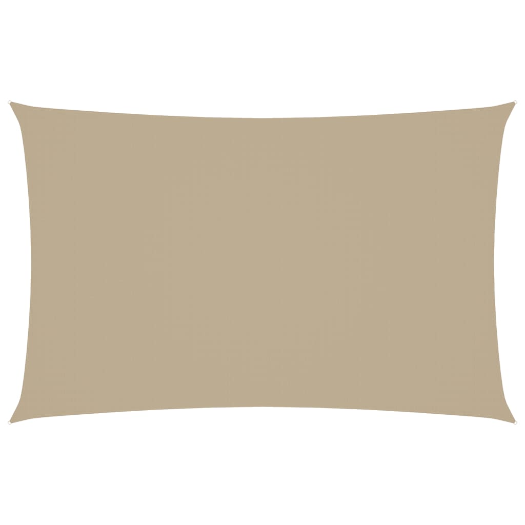 VidaXL Zonnescherm rechthoekig 2,5x5 m oxford stof beige