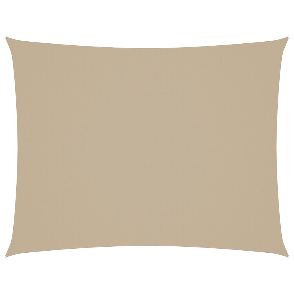 VidaXL Zonnescherm rechthoekig 3x4 m oxford stof beige