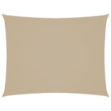 VidaXL Zonnescherm rechthoekig 3x4 m oxford stof beige